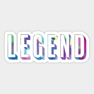 Legend 3D Dark Crystal Sticker